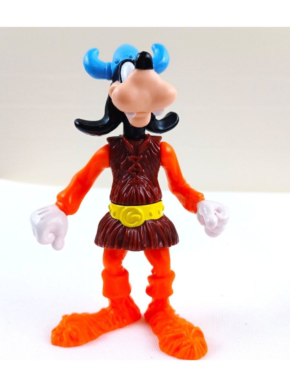 Vintage Disney Goofy Caveman PVC Figurine Prehistoric Outfit McDonald's Toy